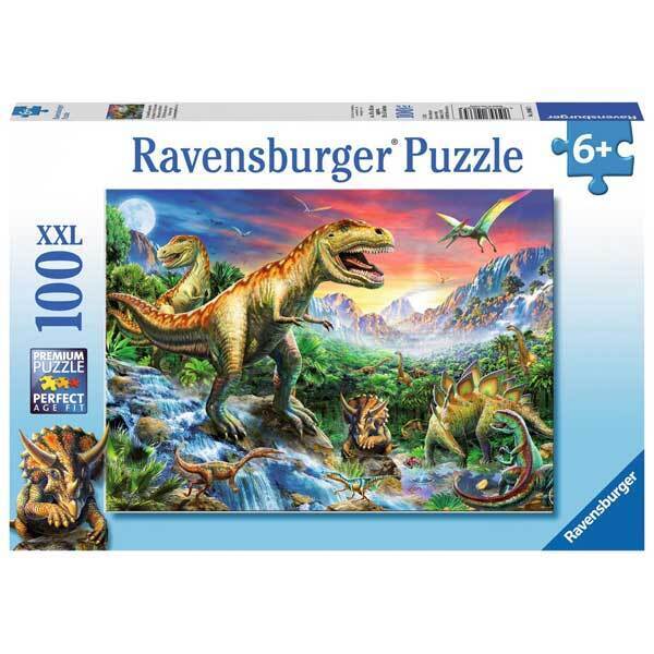 Ravensburger Puzzle 100 XXL Στη Χώρα Tων Δεινοσαύρων - 05-10665