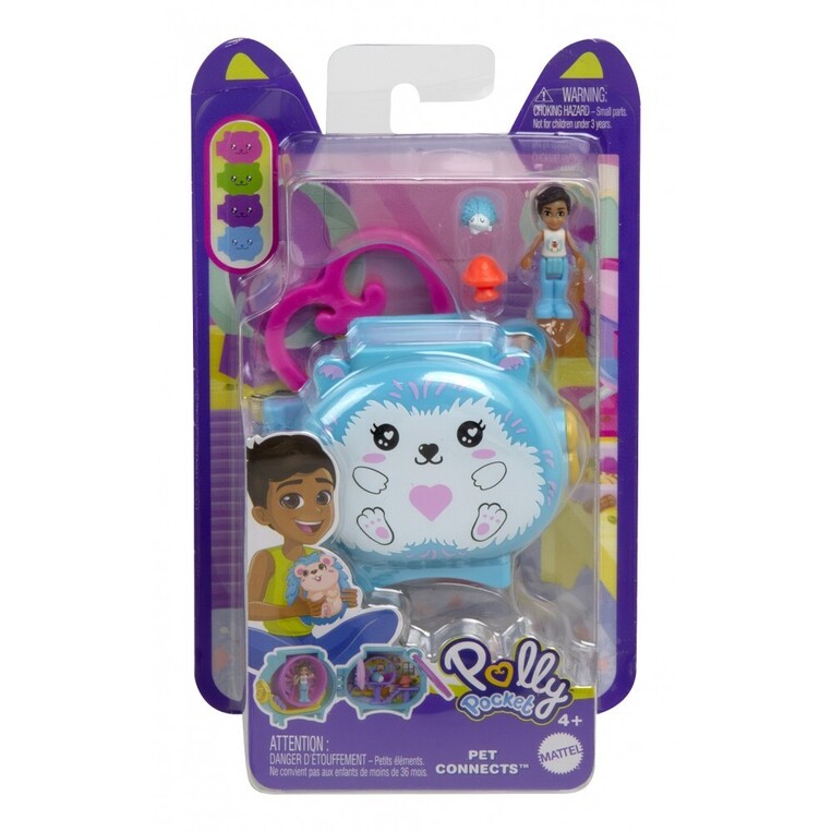 Polly Pocket Pet Connects Hedgehog Σετάκια Με Ζωάκια - HXX23