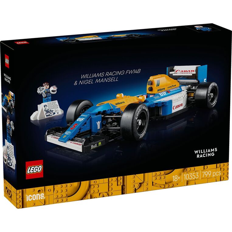 LEGO Icons Williams Racing Fw14b & Nigel Mansell - 10353