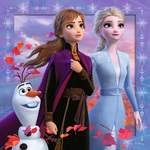 Ravensburger Disney Frozen II Παζλ 3X49 Τεμ. Ψυχρά Και Ανάποδα 2 - 05-05011