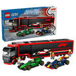 LEGO City F1 Truck With RB20 & AMR24 F1 Cars - 60445