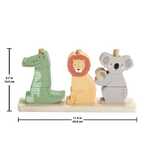 Fisher Price Wooden Stack & Sort Animals Ξύλινα Ζωάκια - HXV04