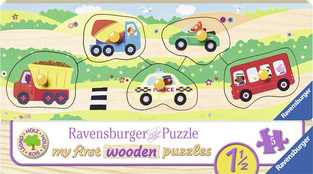 Ravensburger Ξύλινο Παζλ Οχήματα 5τεμ - 05-032365