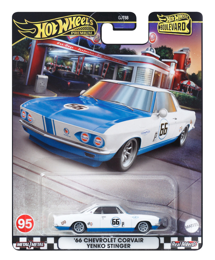 Hot Wheels Premium '66 Chevrolet Corvair Yenko Stinger - HRT69