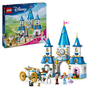 LEGO Disney Princess Cinderella's Castle & Horse Carriage - 43275