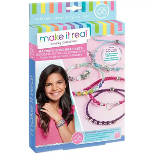 Make It Real Jewellery Rainbow Bling Bracelets - FK1206