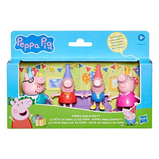 Peppa Pig Φιγούρες Peppa's Family Party 4-Pack - F9510