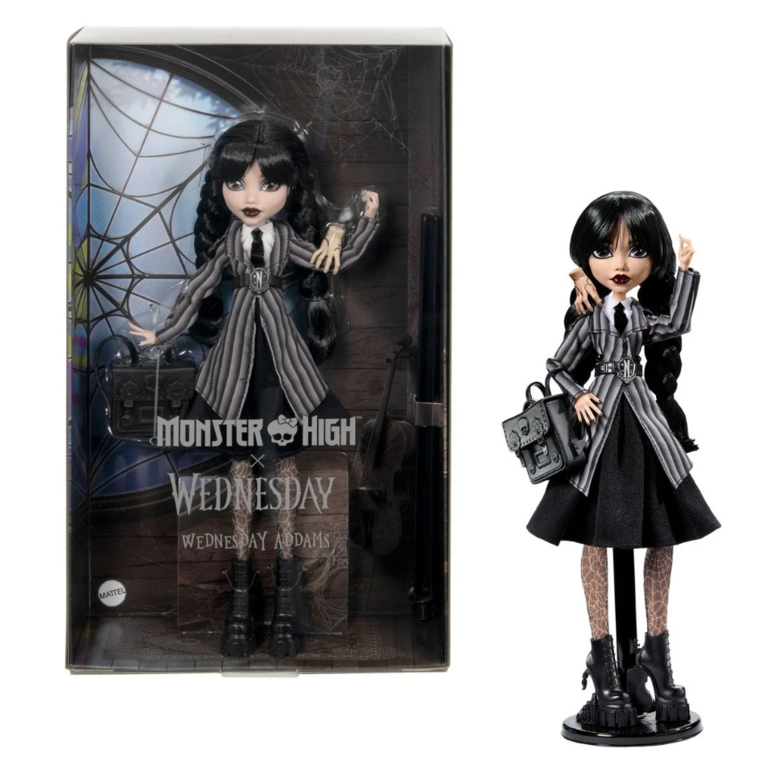 Monster High Συλλεκτική Κούκλα Wednesday Addams Nevermore Academy Uniform - HXJ04