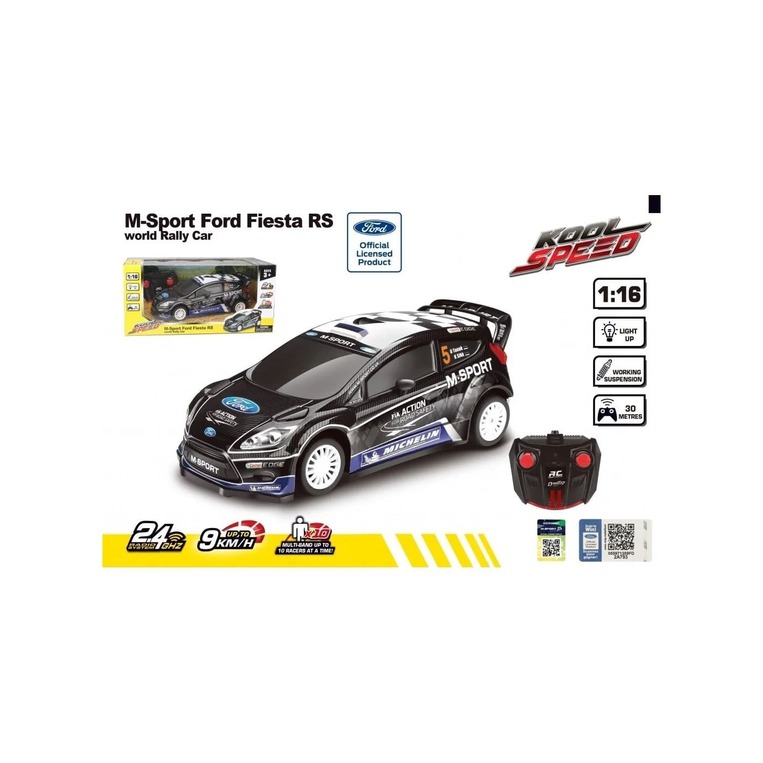 Dynatech RC - Rally Official WRC 1:16 pvc | M-sport Ford Fiesta RS WRC - FK10452