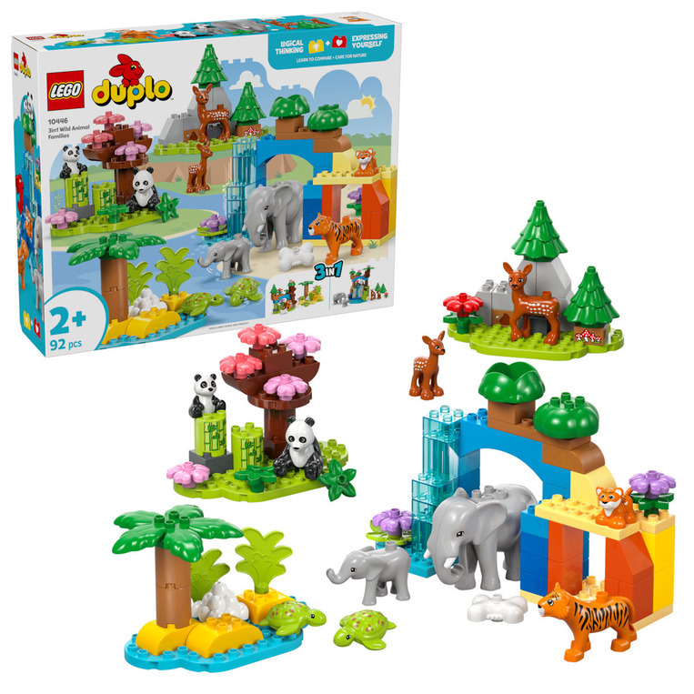 LEGO Duplo 3in1 Wild Animal Families - 10446