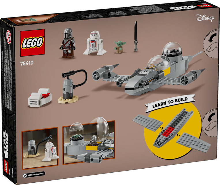 LEGO Star Wars Mando and Grogu's N-1 Starfighter - 75410