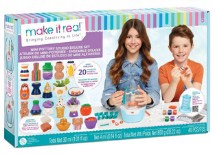 Make it Real Decor Mini Pottery Studio Deluxe Set - FK1830