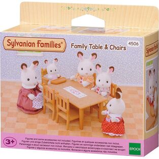 Sylvanian Families Family Table & Chairs - Οικογενειακό Τραπέζι - SF4506
