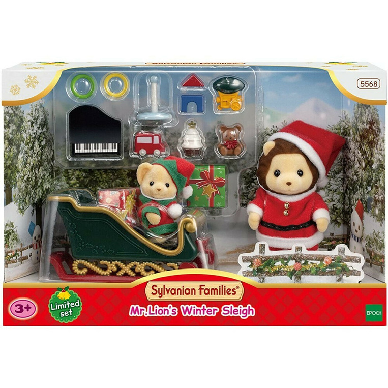 Sylvanian Families: Mr.Lion's Winter Sleigh - SF5568