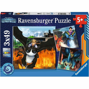 Ravensburger Παζλ 3x49 τεμ. Δράκοι - 05-05688