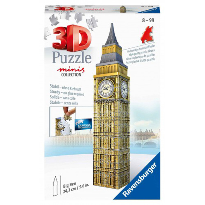 Ravensburger 3D Puzzle Mini 54 τεμ. Big Ben - 05-11246