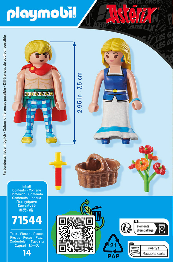 Playmobil Asterix: Τραγικομίξ Και Φαλμπάλα - 71544