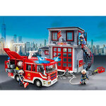 Playmobil Action Αρχηγείο και Όχημα Πυροσβεστικής - 71603