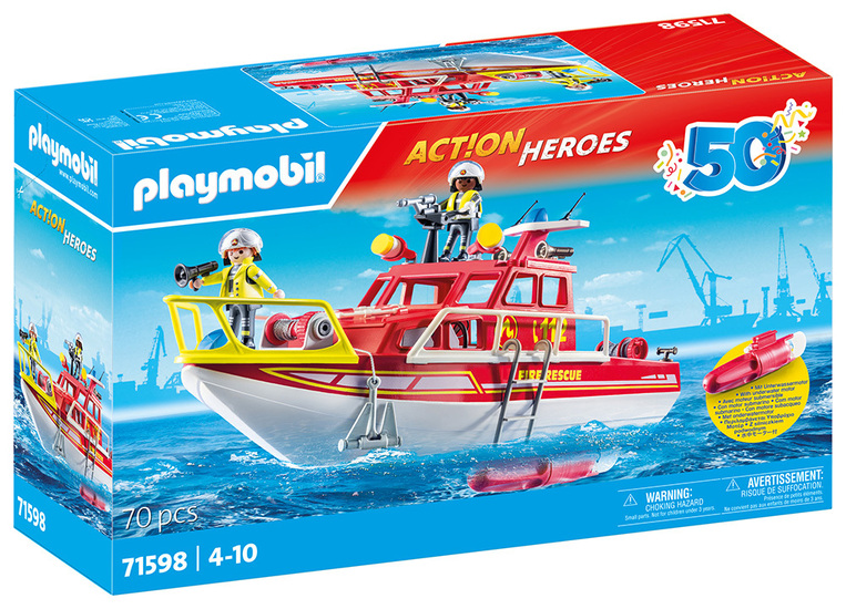 Playmobil City Action Πυροσβεστικό Σκάφος Διάσωσης - 71598