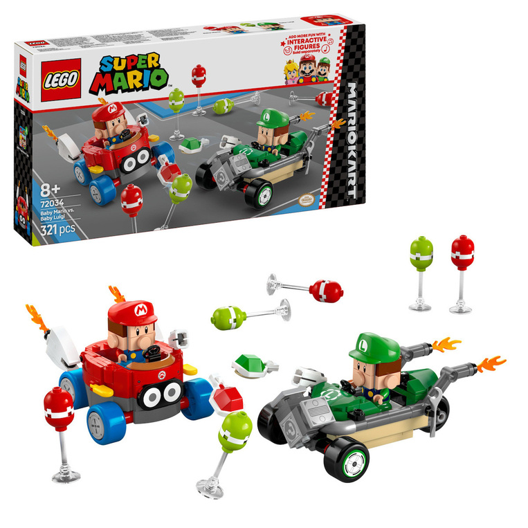 LEGO Super Mario Kart-Baby Mario vs. Baby Luigi - 72034