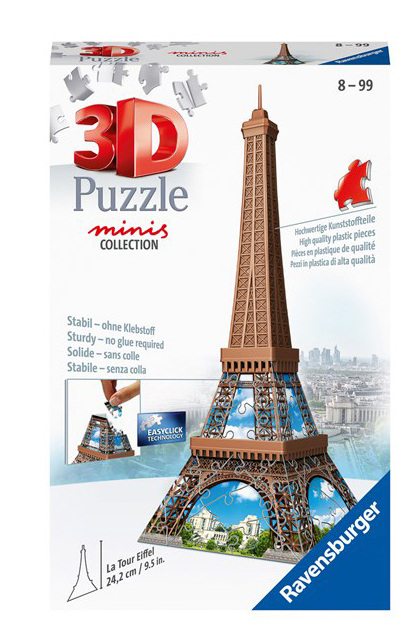 Ravensburger 3D Puzzle Minis Collection 54 Τεμ. Πύργος Του Αιφελ - 05-12536