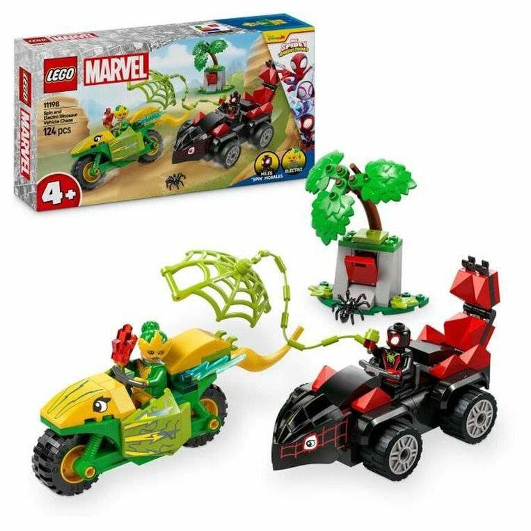 LEGO Super Heroes Spin And Electro Dinosaur Vehicle Chase - 11198