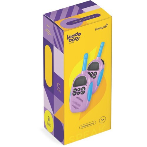 Kiddoboo Tokilab Purple Walkie Talkie Μωβ - KBWT11PRL