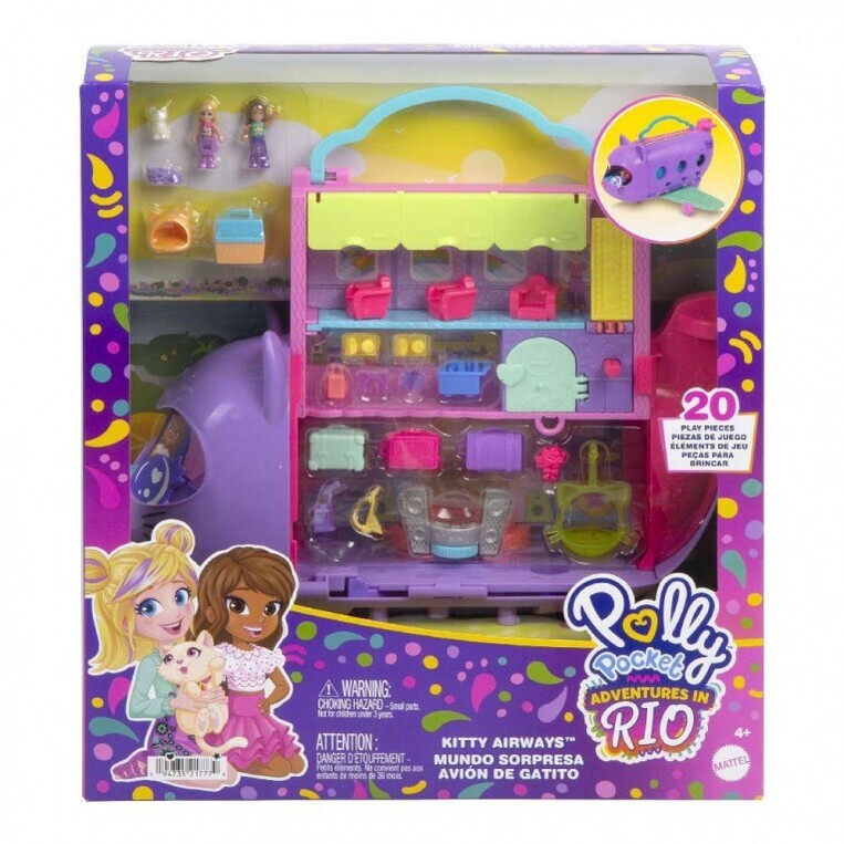 Polly Pocket Kitty Airways Playset - HWP19