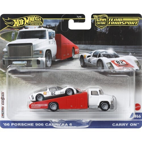 Hot Wheels Car Culture: Team Transport '66 Porsche 906 Carrera 6 and Carry On - HRV47