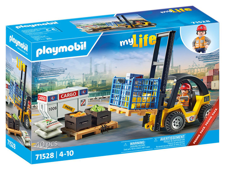 Playmobil City Action Περονοφόρο Ανυψωτικό Όχημα Με Φορτία - 71528