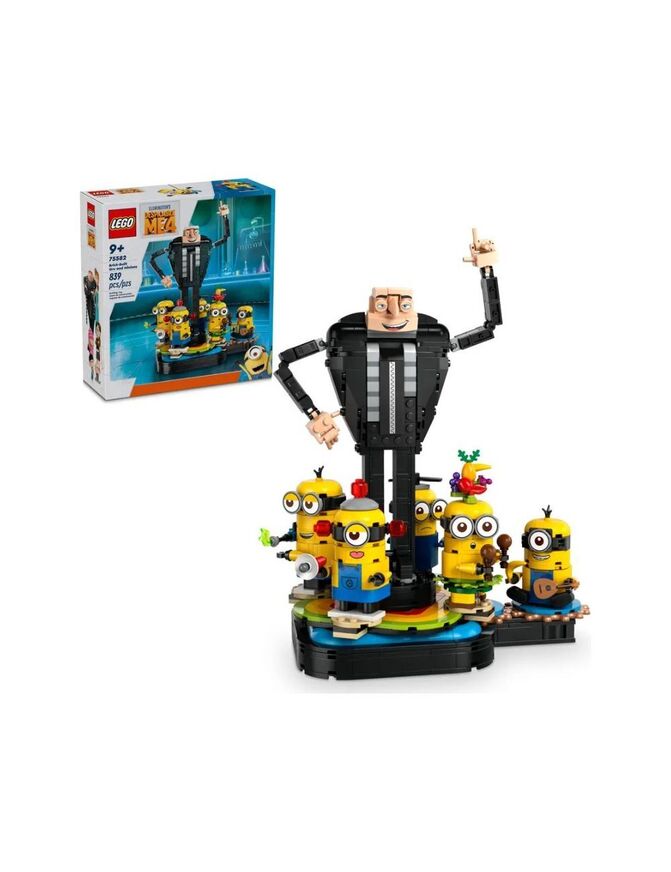 Lego Minions Brick-Built Gru and Minions - 75582