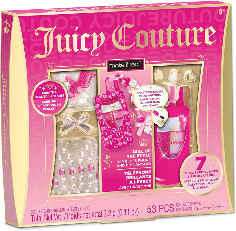 Make It Real Juicy Couture Lip Gloss Dial Up The Style Phone - FK4473