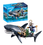 Playmobil Pirates Πειρατής Με Γιγαντιαίο Καρχαρία - 71793