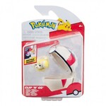 Pokemon Φιγούρα Clip 'N' Go Fidough & Timer Ball - PKW3625