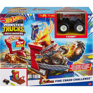 Hot Wheels Monster Trucks Arena Smashers Πρόκληση Φωτιάς - HNB90