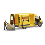 Bruder MB Φορτηγάκι Mercedes Sprinter DHL Με Οδηγό Και Εξοπλισμό - BR002671