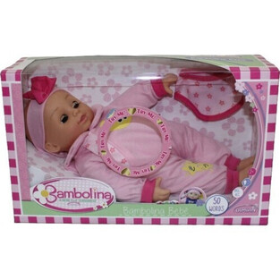 Bambolina Baby Doll 34Εκ. Μιλάει Ελληνικά 50 Λέξεις - BD348