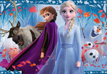 Ravensburger Disney Frozen II Παζλ 2X12 Τεμ. Ψυχρά Και Ανάποδα - 05-05009