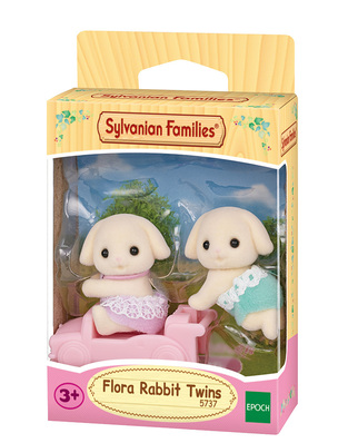 Sylvanian Families Flora Rabbit Twins - SF5737