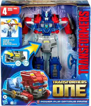 Transformers One Movie Power Flip Optimus Prime - F9209