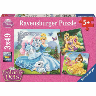 Ravensburger Παζλ 3x49 τμχ Βασιλικά Ζωάκια - 05-09346