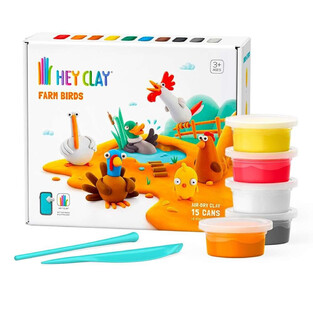 Hey Clay Farm Birds Πολύχρωμος Πηλός - 440052