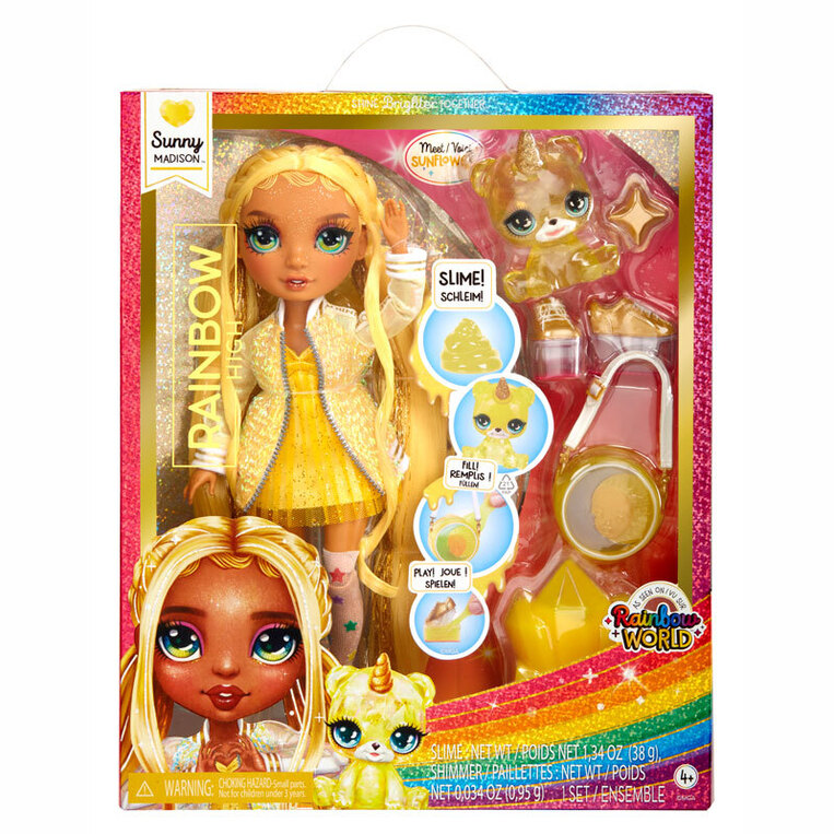 Rainbow High Κούκλα & Slime Sunny (Yellow) - 120186EU
