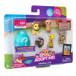 Adopt Me Roblox Σετ 5 φιγούρες Mystery Pets 5εκ W2 Και Αυγό Éκπληξη Animal Life - AME0018