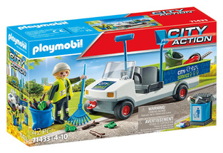 Playmobil City Action Ηλεκτρικό Όχημα Οδοκαθαριστή - 71433