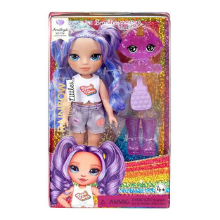 Rainbow High Littles Dolls 15cm - Amethyst Willow (Purple) - 531234EUC