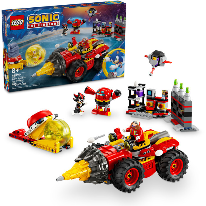 LEGO Sonic The Hedgehog Super Sonic vs. Egg Drillster - 76999