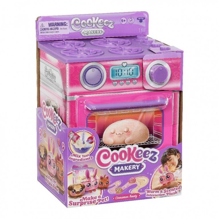 Cookeez Makery Μαγικό Φουρνάκι με Ζωάκι Έκπληξη Cinamon Treats - CKE00100