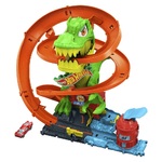 Hot Wheels City T-rex Blaze Battle Playset - JBM73