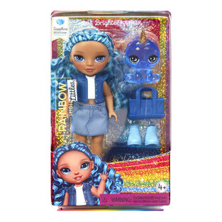 Rainbow High Littles Dolls 15cm - Sapphire Bradshaw (Blue) - 531197EUC